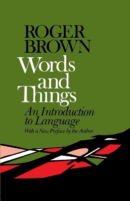 Words and Things book