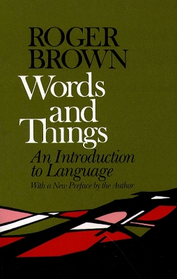 Words and Things book