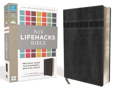 NIV, Lifehacks Bible, Leathersoft, Gray: Practical Tools for Successful Spiritual Habits book