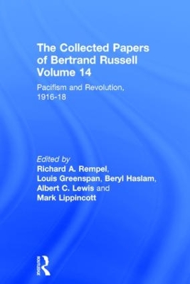 Collected Papers of Bertrand Russell, Volume 14 book