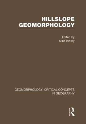 Hillslope Geomorphology book