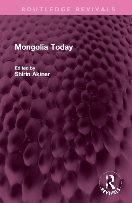 Mongolia Today book