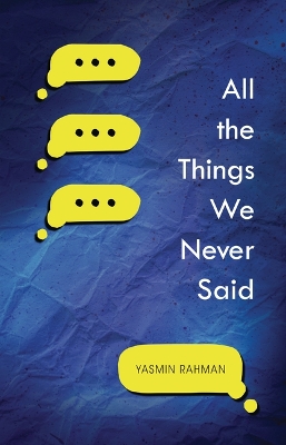 All the Things We Never Said book
