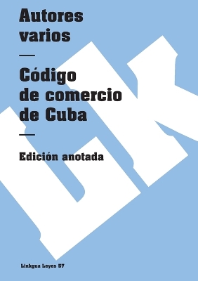 Código de comercio de Cuba book