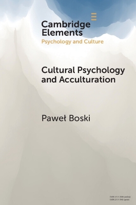 Cultural Psychology and Acculturation book