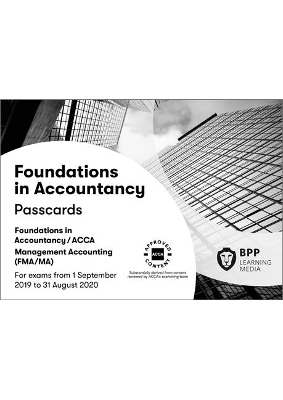 FIA Foundations in Management Accounting FMA (ACCA F2): Passcards book