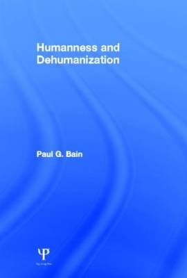 Humanness and Dehumanization book