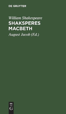 Shaksperes Macbeth book