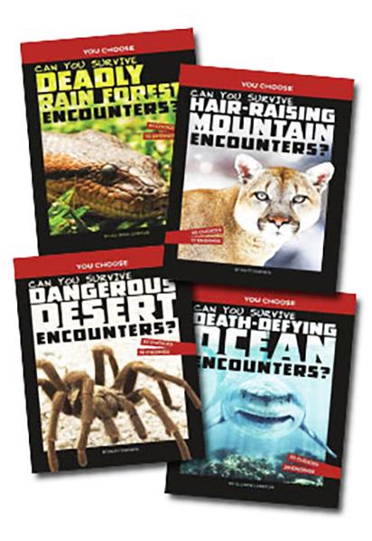 You Choose Wild Encounters - Set of 4 Books book