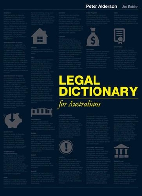 Legal Dictionary for Australians book