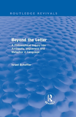 Beyond the Letter book