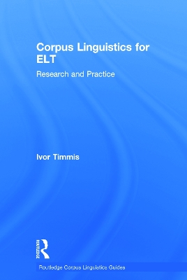 Corpus Linguistics for ELT book