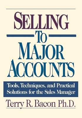 Selling to Major Accounts book