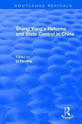 Revival: Shang yang's reforms and state control in China. (1977) book