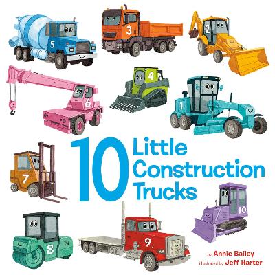 10 Little Construction Trucks book