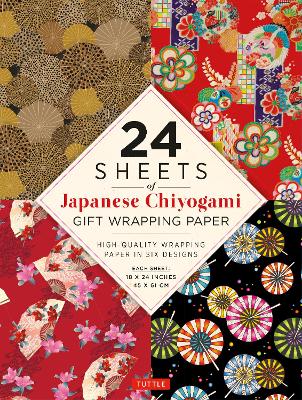 Chiyogami Patterns Gift Wrapping Paper - 24 Sheets: 18 x 24