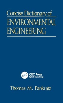 Concise Dictionary of Environmental Engineering book