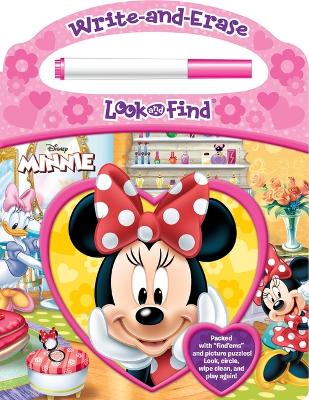 Disney Minnie Mouse Write & Erase Look & Find book