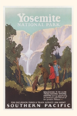 Vintage Journal Yosemite National Park Southern Pacific Railway Poster book