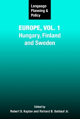 Language Planning and Policy in Europe, Vol. 1 book
