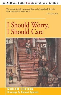 I Should Worry, I Should Care book