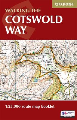 The The Cotswold Way Map Booklet: 1:25,000 OS Route Mapping by Kev Reynolds