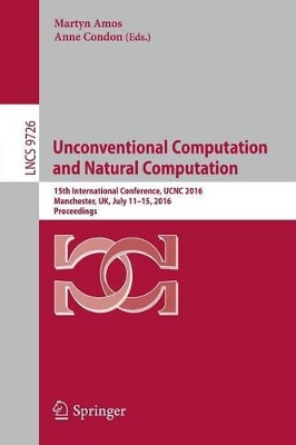 Unconventional Computation and Natural Computation book