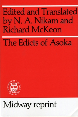 Edicts of Asoka book