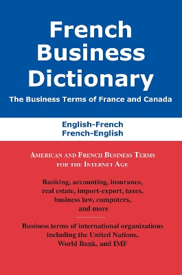 French Business Dictionary book