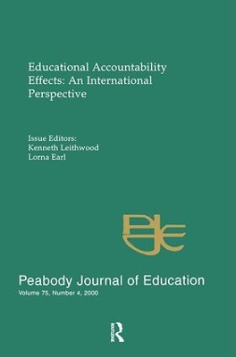 Educational Accountability Effects by Kenneth Leithwood