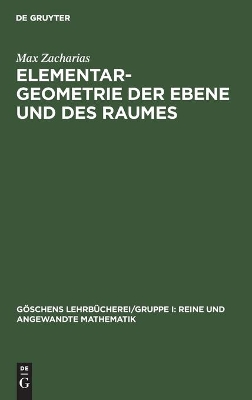 Elementargeometrie Der Ebene Und Des Raumes book