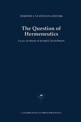 Question of Hermeneutics book