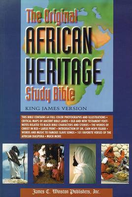 Original African Heritage Study Bible-KJV-Large Print by Cain Hope Felder
