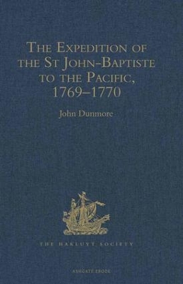 Expedition of the St John-Baptiste to the Pacific, 1769-1770 book
