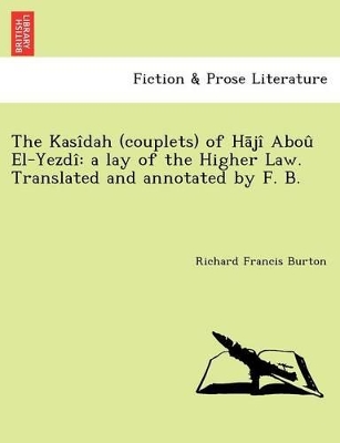 Kasidah (Couplets) of H Ji Abou El-Yezdi book