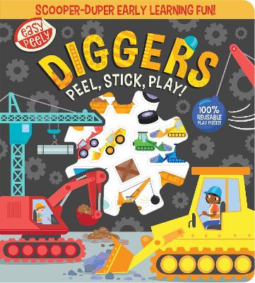 Easy Peely Diggers - Peel, Stick, Play! book