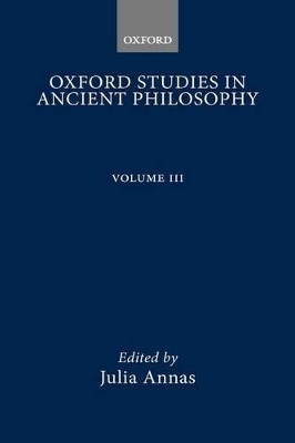 Oxford Studies in Ancient Philosophy book