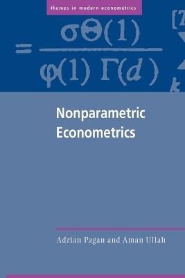 Nonparametric Econometrics by Adrian Pagan