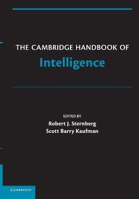 Cambridge Handbook of Intelligence book