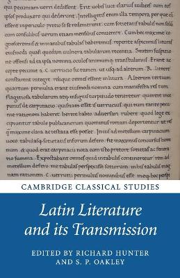 Latin Literature and its Transmission book