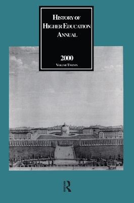 History of Higher Education Annual: 2000 by Roger L. Geiger
