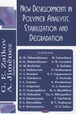 New Developments in Polymer Analysis, Stabilisation & Degradation book