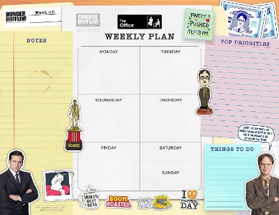 The Office: Weekly Planner Notepad book