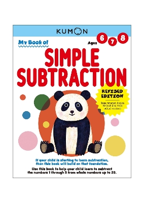 Kumon My Book of Simple Subtraction by Kumon