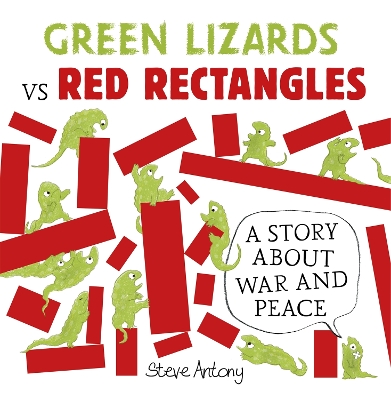 Green Lizards vs Red Rectangles book