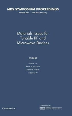 Materials Issues for Tunable RF and Microwave Devices: Volume 603 by Quanxi Jia