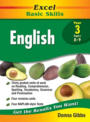 Excel Basic Skills English Year 3 book