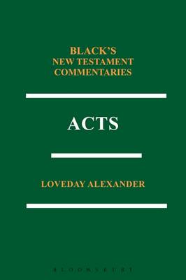 Acts: Black's New Testament Commentaries Series book