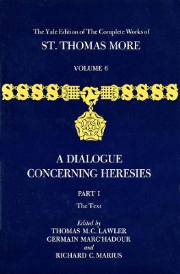 The Yale Edition of the Complete Works of St.Thomas More book
