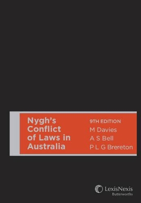 Nygh's Conflict of Laws in Australia book